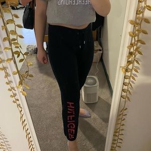 Black Tommy Hilfiger joggers